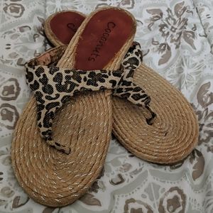 Leopard Print Sandals